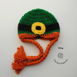 CROCHET PATTERN - Leprechaun Girl Hat | Crochet Wig | St. Patrick's Day Photo Prop | Gift Hat | Sizes from Baby to Adult
