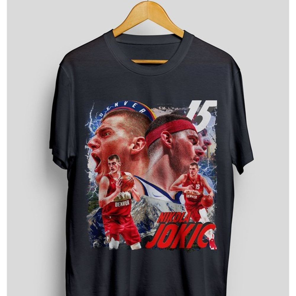 Jokic Nikola T-shirt, Jokic Nikola Basketball Player Bootleg Vintage Slam Dunk Shirt, NBA Shirt, Sport NBA MVP shirt