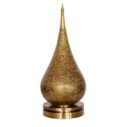 Moroccan Table Lamp Brass Light, Copper Bedside Lamp, Moroccan Night Light, Handmade Bedside Lamp, Boho Lamp Light Decor