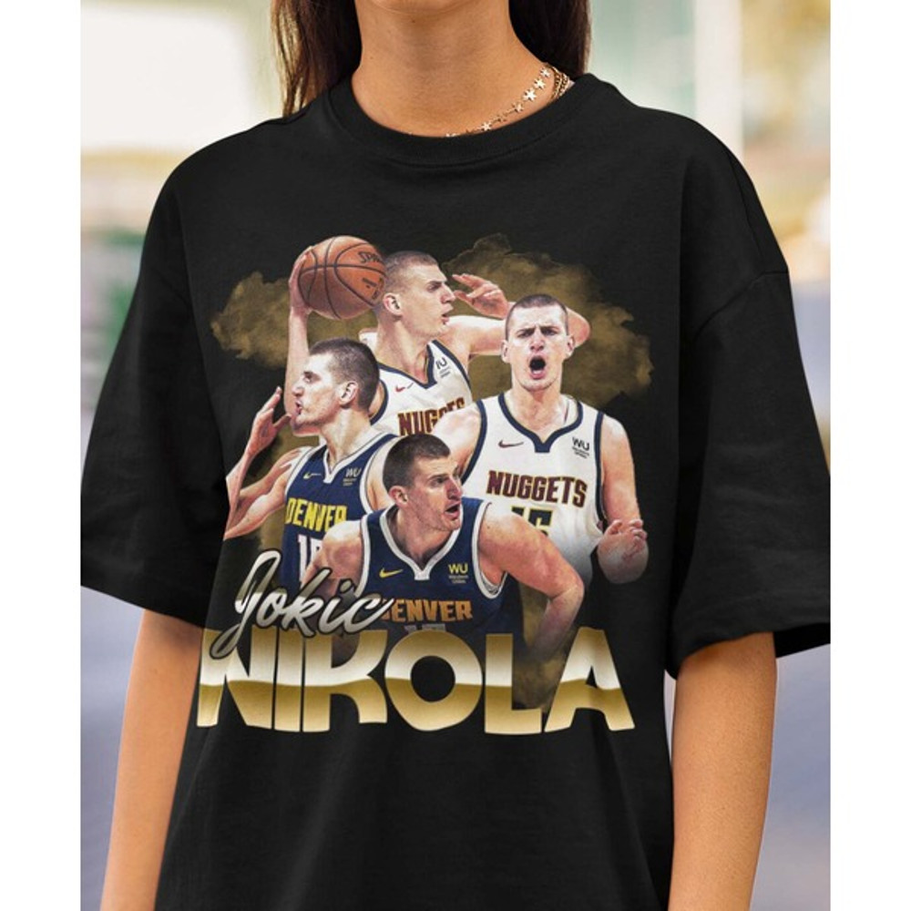 Jokic Nikola T-shirt, Jokic Nikola Basketball Player Bootleg Vintage Slam Dunk Shirt, NBA Shirt, Sport NBA MVP shirt