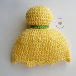 CROCHET PATTERN - Tinker Bell Hat | Fairy Photoshoot | Crochet Halloween Wig | Sizes from Baby to Adult
