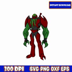 ben10 svg silhouette, vector, cricut, cutting files, svg file digital download