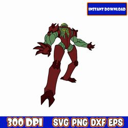 ben 10 svg files bundle, ready for cricut, silhouette, laser engraving, cutting files, no background, instant download