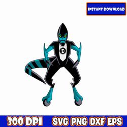 ben10 svg silhouette, vector, cricut, cutting files, svg file digital download