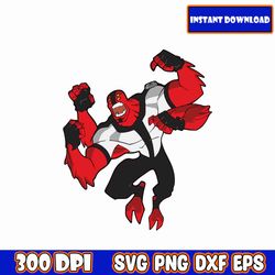 ben 10 - svg - layered - bundle - sticker - cartoon - image files - digital prints - hello svg - kitty svg - cricut svg