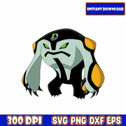 ben 10 svg files bundle, ready for cricut, silhouette, laser engraving, cutting files, no background, instant download