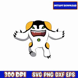 ben10 svg silhouette, vector, cricut, cutting files, svg file digital download