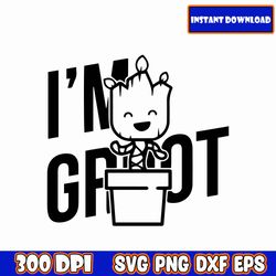 Groot svg bundle, baby groot svg for cricut, groot png, i am groot svg, groot sticker svg, groot clipart, groot layered