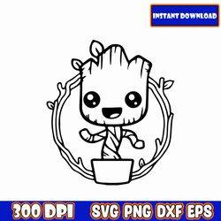 groot svg bundle, groot clipart, i am groot svg, svg for cricut