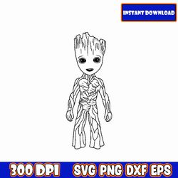 groot svg bundle, baby groot svg for cricut, i am groot svg, groot png, sticker svg, groot dxf, groot sticker