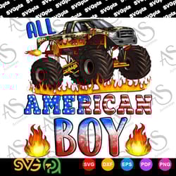 all american boy monster truck png sublimation design, camouflage monster truck png, extreme vehicle png, monster png, d