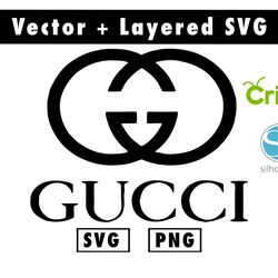 gucci svg & png files for cricut machine , anime svg , manga svg , goku svg