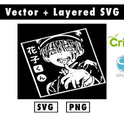 Hanako Kun  svg & png files for cricut machine , anime svg , manga svg , Goku svg