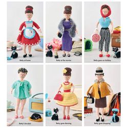 vintage-inspired crochet dolls: meet betty and bert | crochet pattern pdf