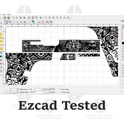 engraving laser designs glock 19 gen 3 aztec design