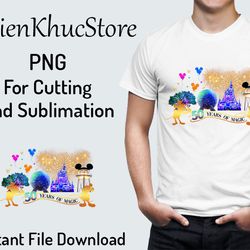 50th anniversary png, family trip, mickey mouse, universal trip, disney trip, design for t-shirt, instant download