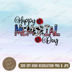 happy memorial day american flag png, usa flag png, memorial, patriotic design, memorial day png sublimation design, png