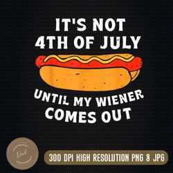 it's not the 4th of july until my wiener comes out png, funny hot dog bbq png, png high quality, png, digital download