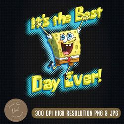 mademark x spongebob squarepants png - spongebob squarepants it's the best day ever png!, png high quality, png, digital