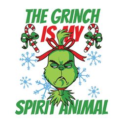 spirit animal grinch svg, silhouette svg fies