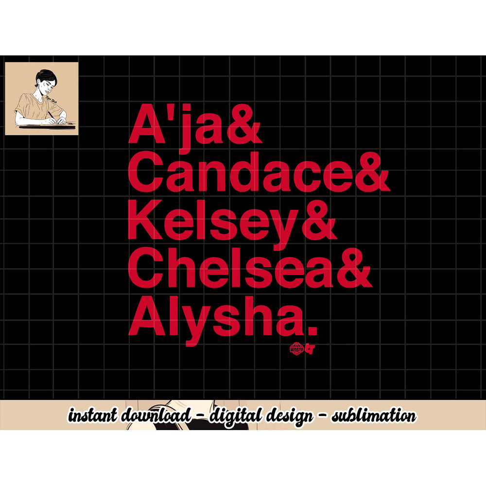 Aja & Candace & Kelsey & Chelsea & Alysha - LV Basketball png, sublimation.jpg