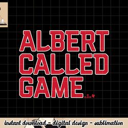 albert pujols - albert called game - st. louis baseball png, sublimation