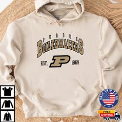 NCAA Purdue Boilermakers Est. Crewneck, NCAA Shirt, NCAA Purdue Boilermakers Hoodies, Unisex T Shirt