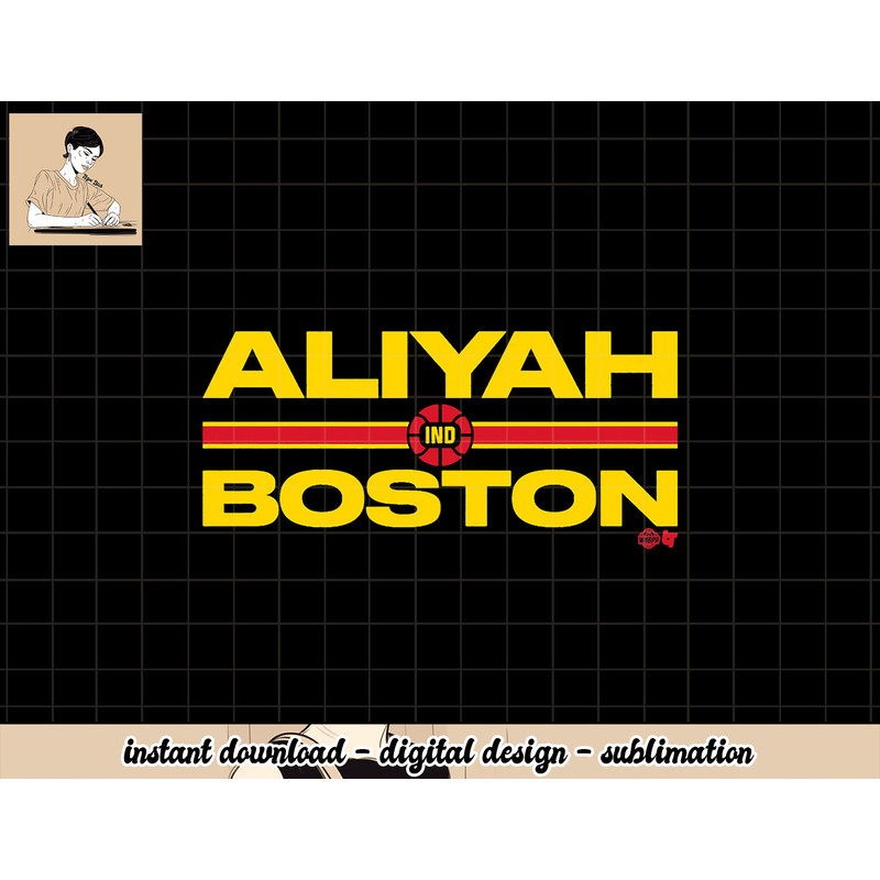 Aliyah Boston Text Stack - Indiana Basketball png, sublimation.jpg
