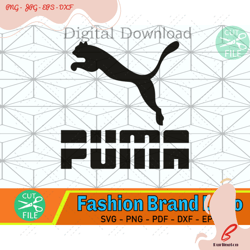 puma leopard svg, puma svg, luxury sport svg, puma brand svg