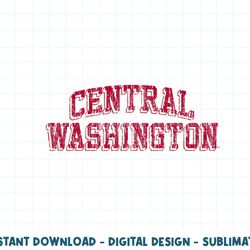 central washington wildcats retro arch officially licensed