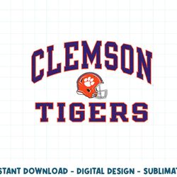 clemson tigers football helmet orange officially licensed