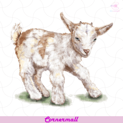 happy small goat png, trending png, goat png, small goat png, lovely small goat png