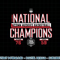 connecticut huskies national champs 2023 basketball score