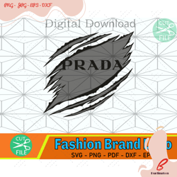 prada craw svg, prada svg, logo prada svg, craw svg, fashion logo svg