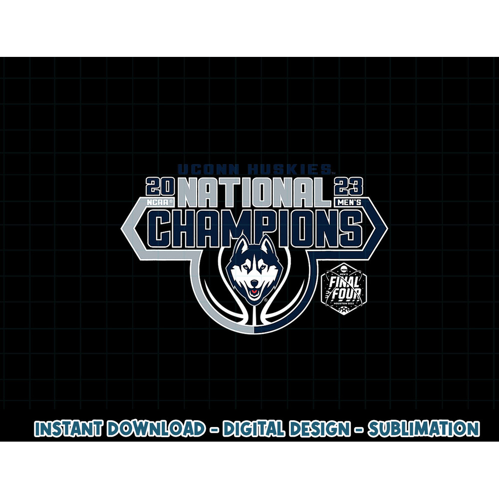 Connecticut Huskies National Champs 2023 Basketball Win Red .jpg