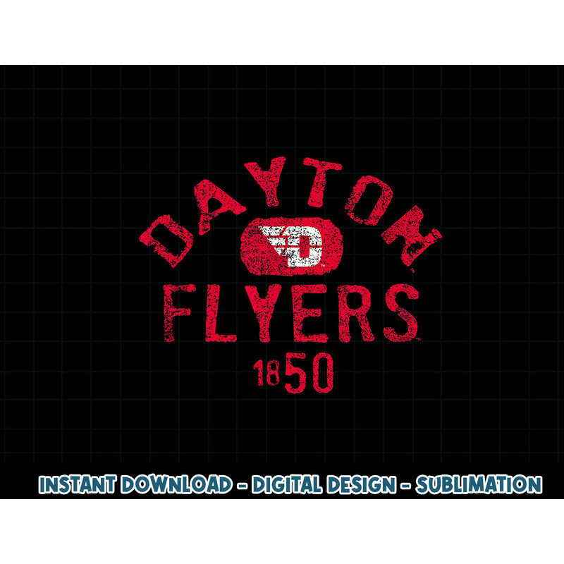 Dayton Flyers Vintage 1850 Logo Officially Licensed Navy .jpg