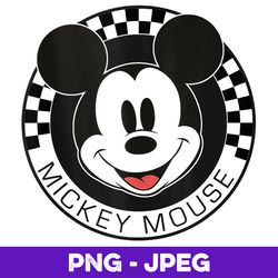 disney mickey and friends mickey mouse checkerboard circle v2 , png design, png instant download