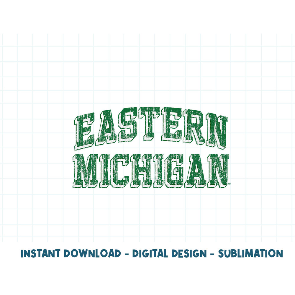 Eastern Michigan Eagles Vintage Block Officially Licensed .jpg