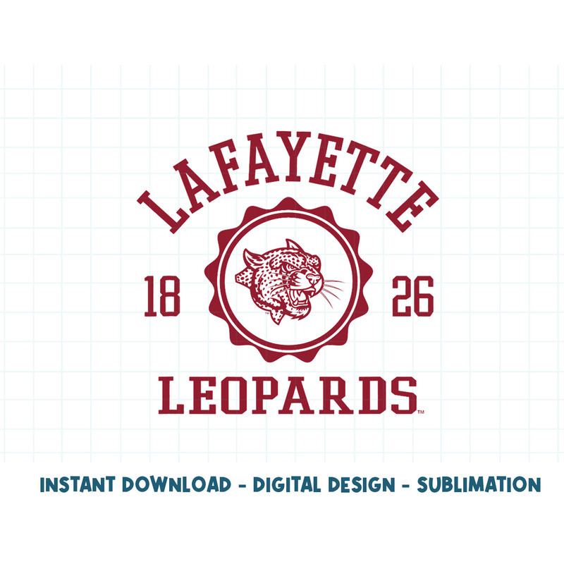 Lafayette College Stamp Logo Officially Licensed .jpg