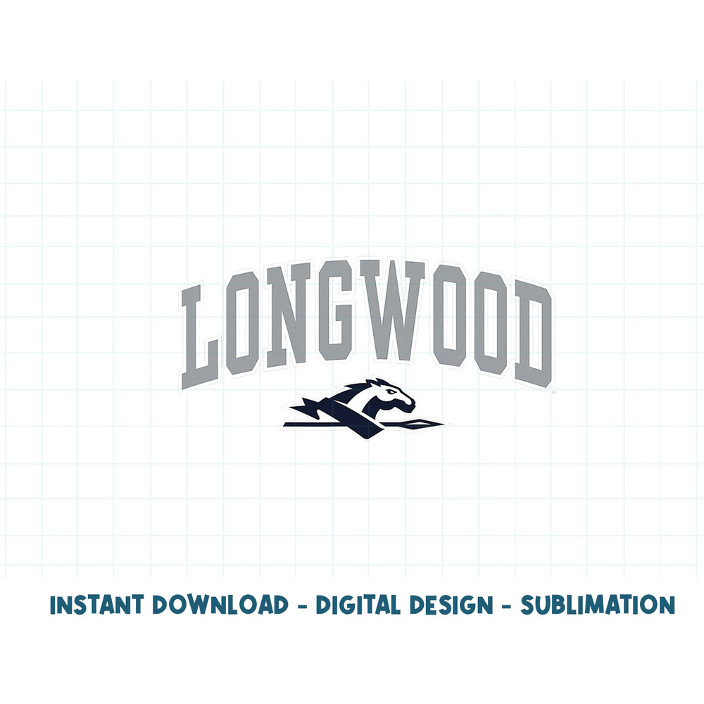 Longwood Lancers Arch Over Navy Officially Licensed .jpg