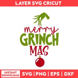 Merry Grinchmas Png, Grinchmas Png, Grinch Png, Santa Claus Png, Merry Christmas Png, Christmas Png - Digital File