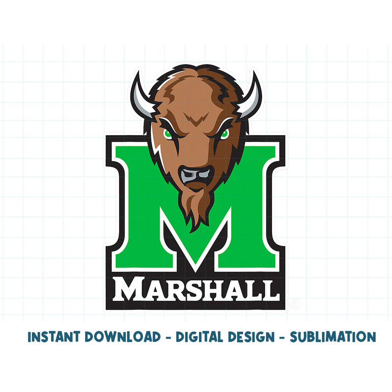 Marshall Thundering Herd Icon Officially Licensed  .jpg