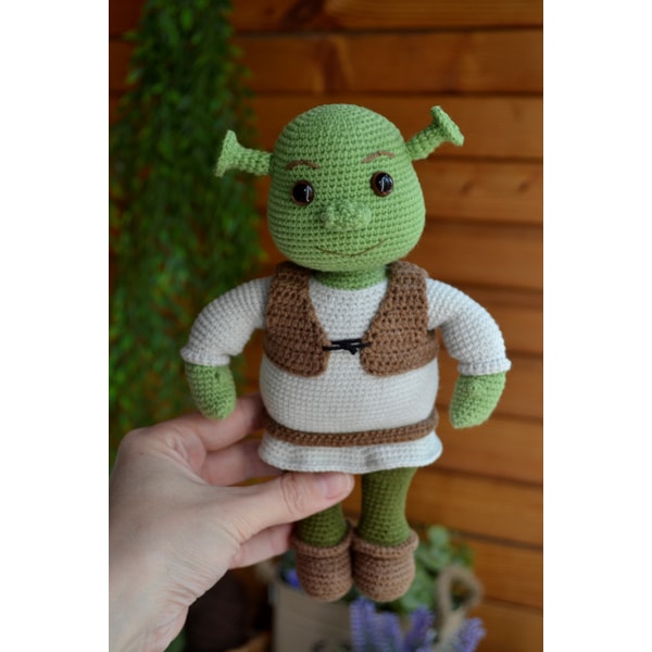 Crochet Shrek pattern amigurumi Eng PDF - Inspire Uplift