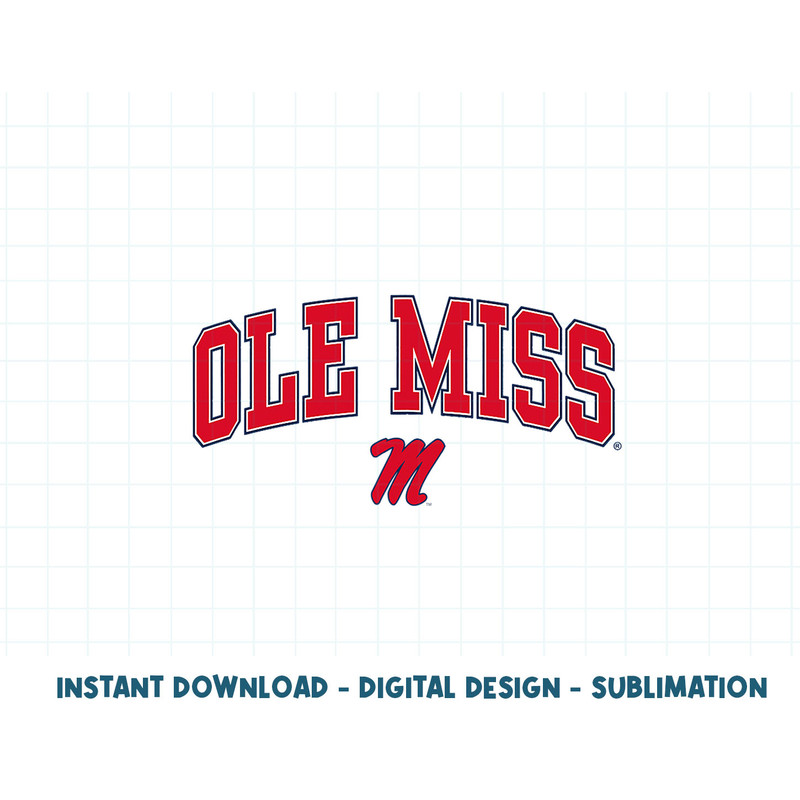 Mississippi Ole Miss Rebels Arch Over Pink .jpg