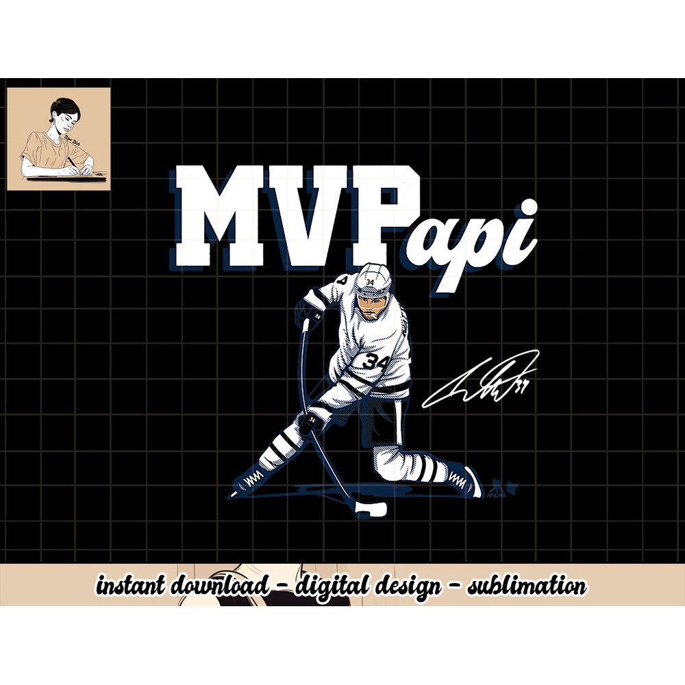 Auston Matthews MVPapi - Toronto Hockey png, sublimation.jpg