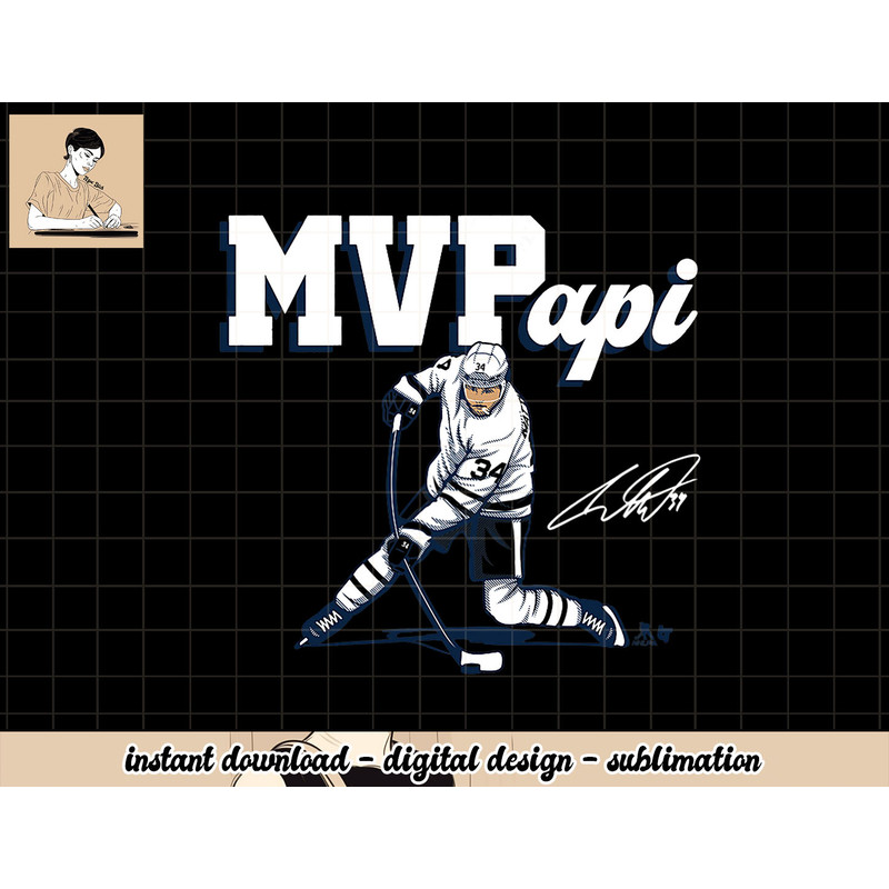 Auston Matthews MVPapi - Toronto Hockey png, sublimation.jpg