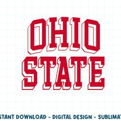 ohio state buckeyes vintage block officially licensed