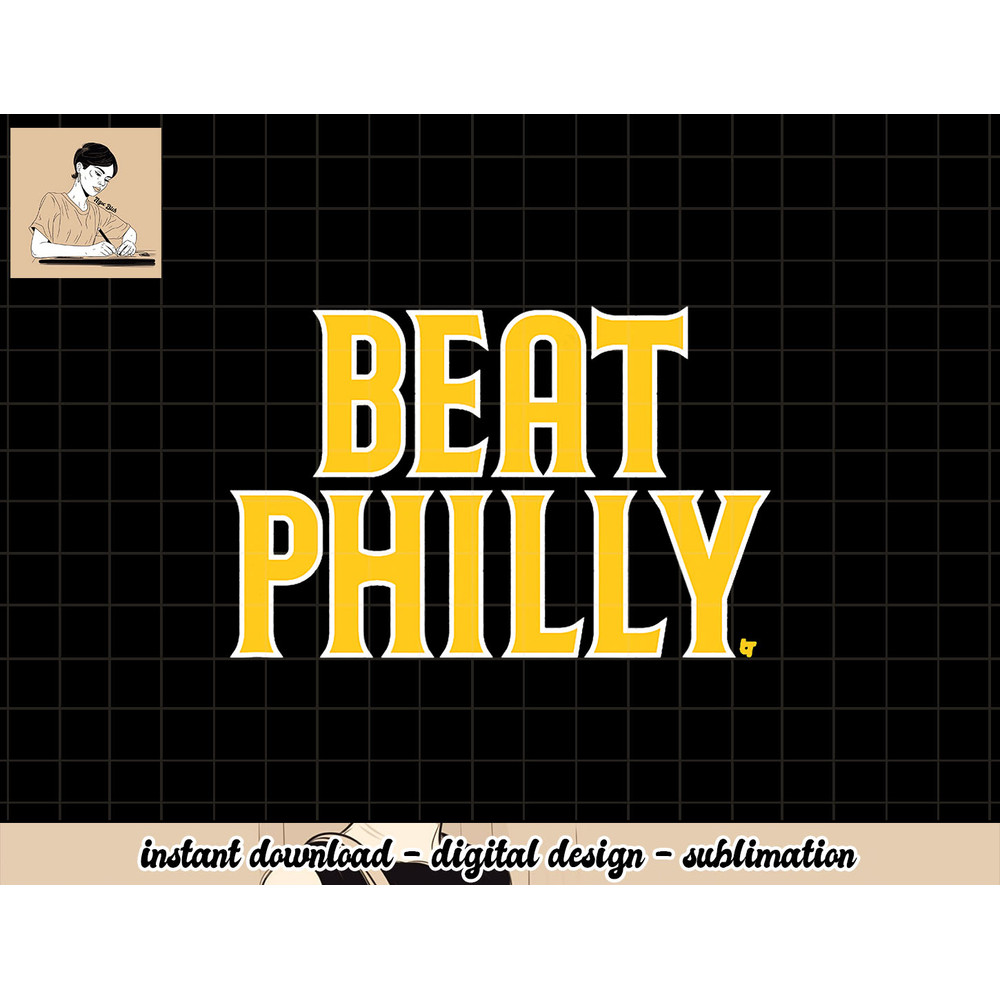 Beat Philly (Brown) - San Diego Baseball png, sublimation.jpg