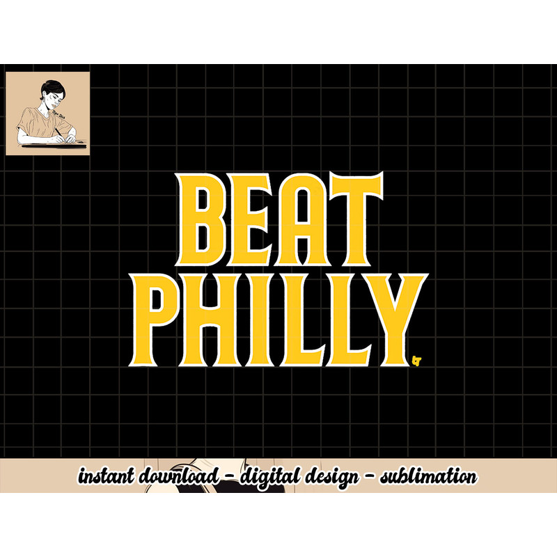 Beat Philly (Brown) - San Diego Baseball png, sublimation.jpg