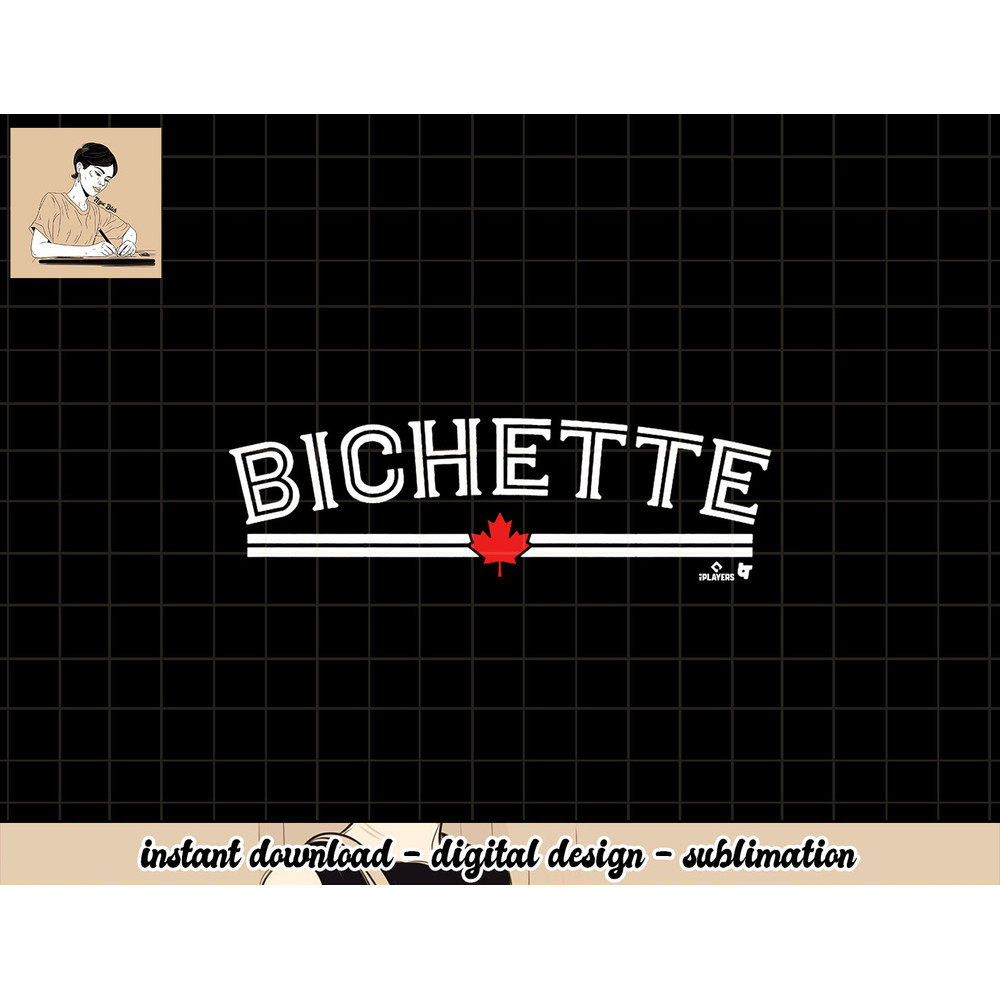 Bo Bichette Toronto Text png, sublimation.jpg